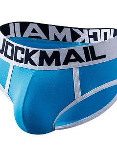 Оригинальные брифы из модала синего цвета JOCKMAIL RTJM2041-9